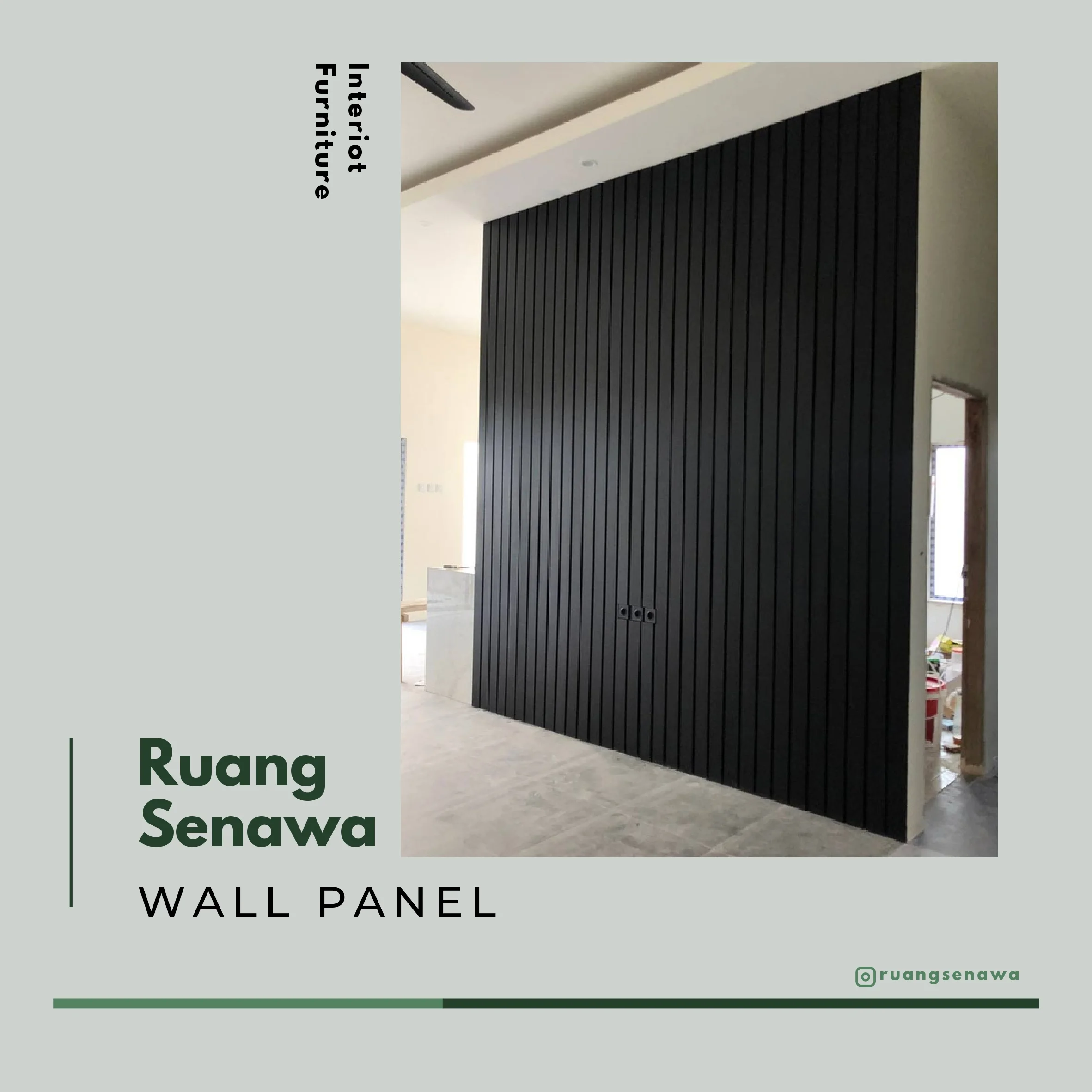 Beige Chevron Wood Accent Wall